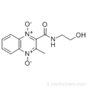 2-quinoxalinecarboxamide, N- (2-hydroxyethyl) -3-methyl-, 1,4-diossido CAS 23696-28-8